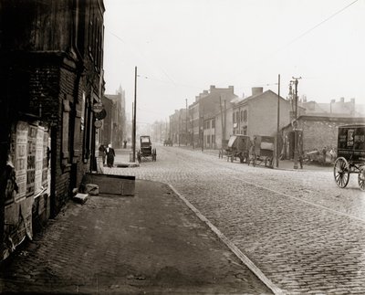 View Looking West on Wash Street Towards Thirteenth Street by Unknown